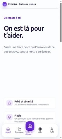 Garder un élément en un geste